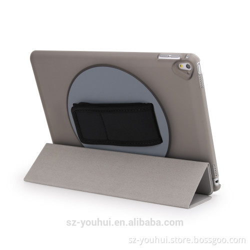 Hot selling cute 360 rotating smart leather case for iPad pro 9.7